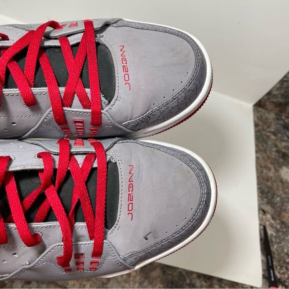 Nike Air Jordan Flight Club Grey Patterned Sneakers - Picture 8 of 9